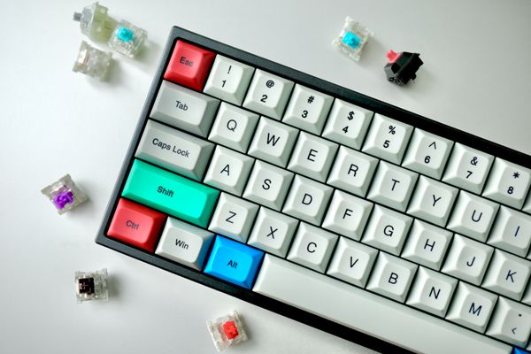 Keyboard with DSA keycaps